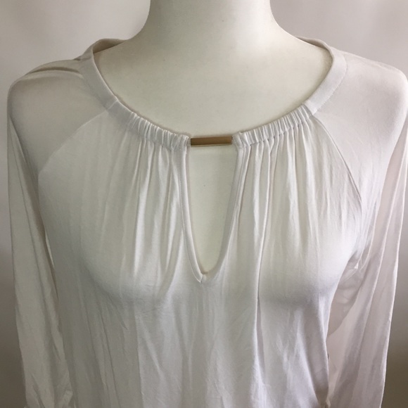 Michael Michael Kors White long sleeve Top Size M - Picture 2 of 8